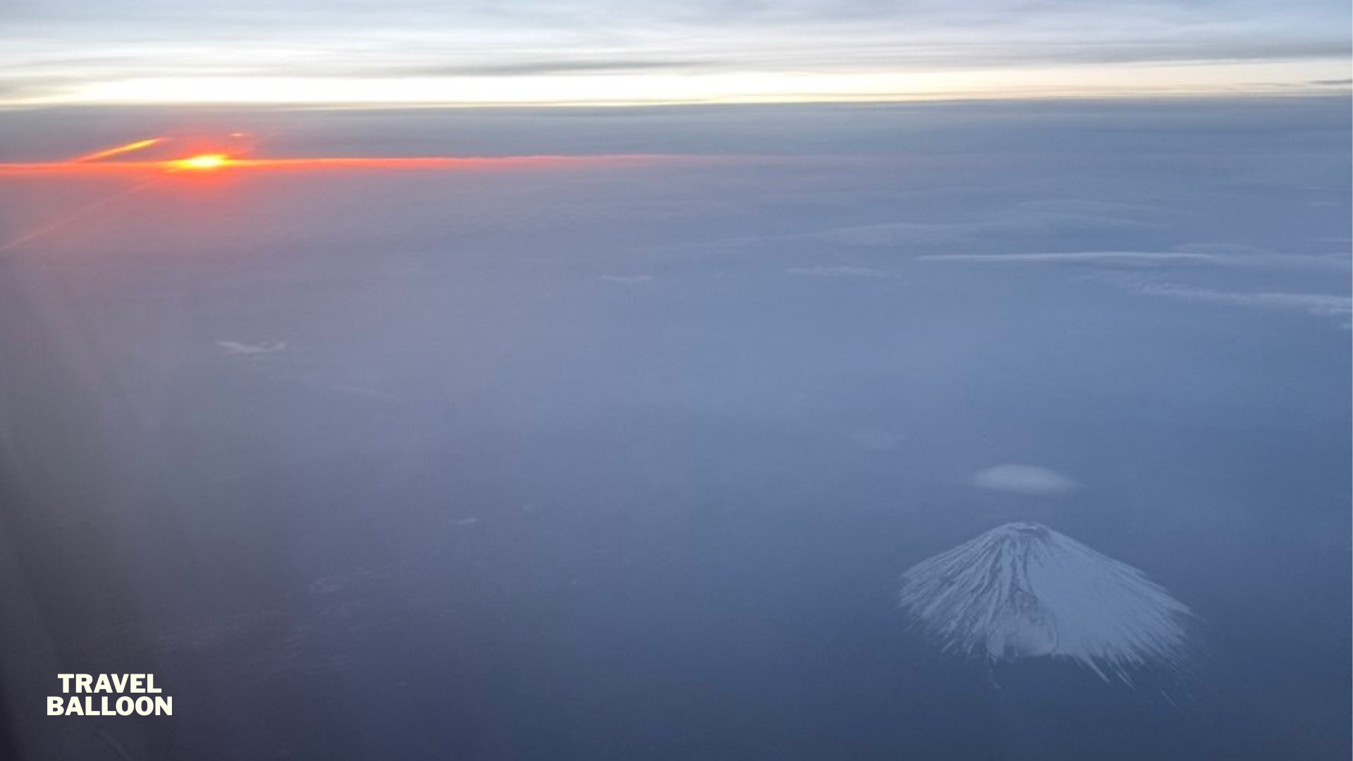 坐飛機睇富士山