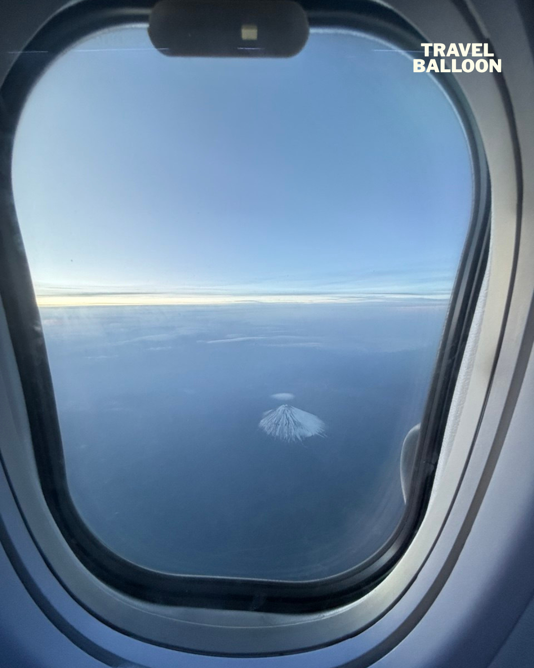 坐飛機睇富士山